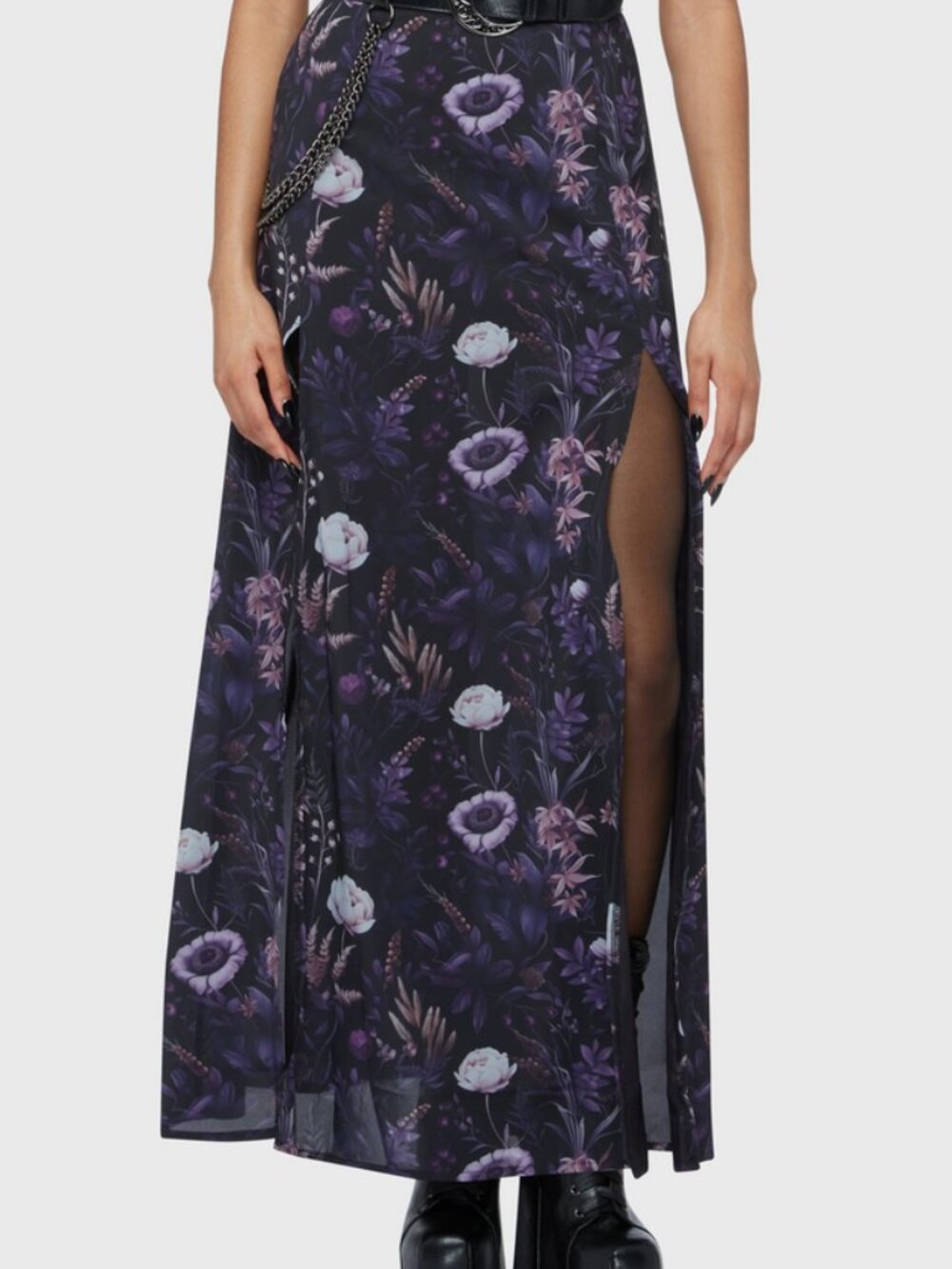 Killstar Dusk's Garden Maxi Skirt - Picture 3 of 3
